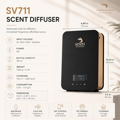 Difusor aromático eléctrico SevenAromas SV711 waterless miniatura 3