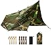 FREE SOLDIER Acampada y Deportes al Aire Libre Impermeable Portable Multifuncional para Viajar Tienda de campaña Refugio Parasol Toldo（ Camuflaje，con Las uñas）, Unisex-Adult, Extra Large