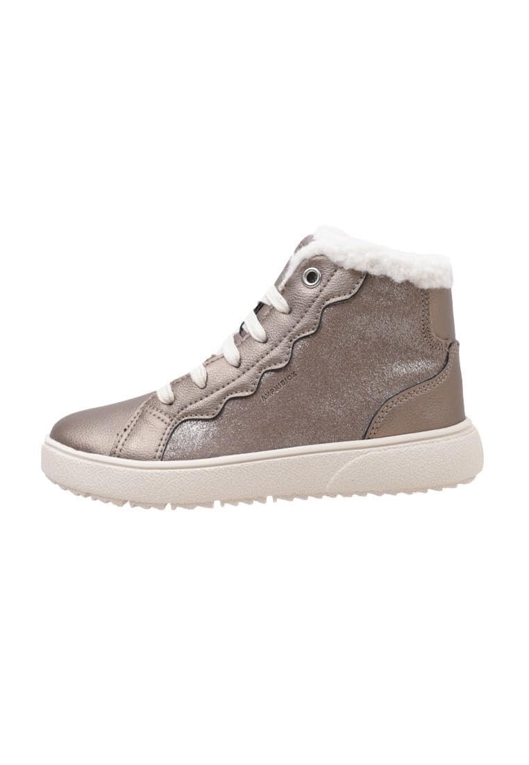 Geox Gris Tenis J Theleven Abx Para Niña, 3 Uk