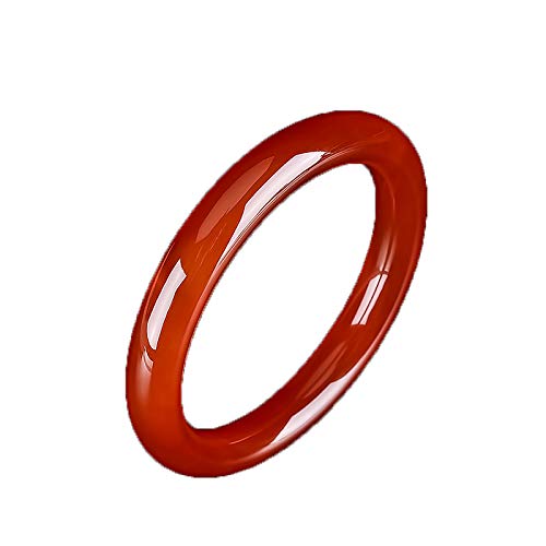 Bracelet agate rouge naturelle femme jonc jade véritable 58mm 62mm