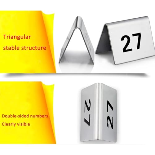 Numeri d'ordine da tavolo 1-50/1-100 in acciaio inox, per ristoranti, matrimoni, ristoranti, bar, feste, banchetti, segnaposto, segnaposto