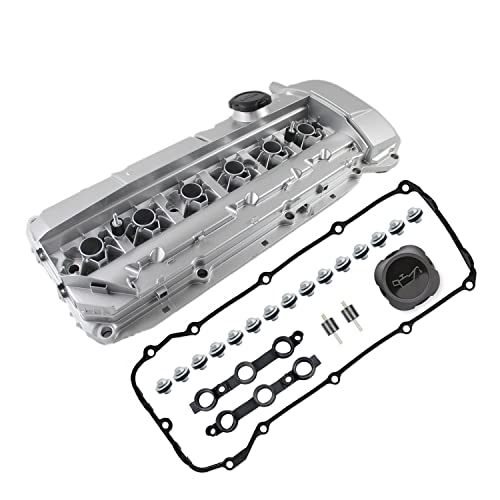 Copachi Aluminum Engine Valve Cover Sets With Gasket Oil Cap Replace Oe 11127512839 11-12-7-512-839 Fits For Bmw 325I 330I 525I X3 X5 Z4 E46 E39 E60 E83 E53 2003-2006 #TOP3