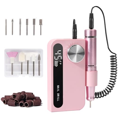 Cesekao Cordless Electric Nail Drill 45000 RPM