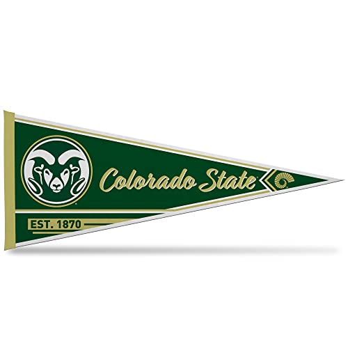 Rico Industries NCAA Colorado State Rams Classic 12" x 30" Felt Wall Décor Pennant - Great for Home/Bed Room/Man Cave Décor