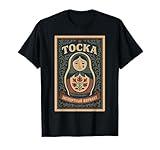 Célébrez le mélange unique de l'art traditionnel russe avec une touche d'humour. « Toska » signifie désir profond ou mélancolie, représenté avec humour avec une poupée en larmes.
