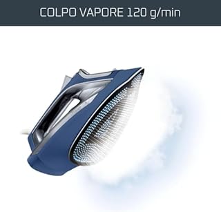 Rowenta Ferro da Stiro Effective DX1636, Potenza 2400W, Emissione Vapore fino a 40 g/Minuto, Colpo Vapore 120 g/Minuto, con Serbatoio dell'Acqua e Piastra Antigraffio, per Risultati Duraturi