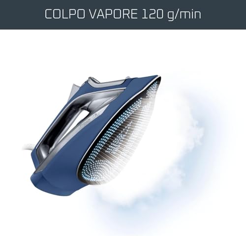 Rowenta Ferro da Stiro Effective DX1636, Potenza 2400W, Emissione Vapore fino a 40 g/Minuto, Colpo Vapore 120 g/Minuto, con Serbatoio dell'Acqua e Piastra Antigraffio, per Risultati Duraturi - Immagine 2