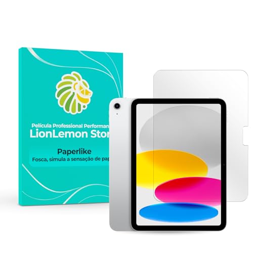 Película Paperlike para iPad 10ª e 11ª geração tela 11' - Premium Fosca de cerâmica - Proteção e Alta definição para o seu iPad - LionLemon Store
