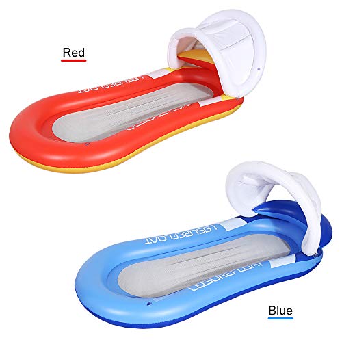 DECDEAL Flutuador inflável da associação do PVC com a jangada de flutuação da rede da espreguiçadeir