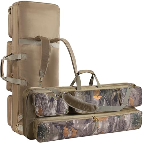NEW VIEW Bow Case - Protects Your Compound Bow - Features Large Compartment, Soft Padding, Comfortable Carrying Options & Multiple Accessory Pockets - Lightweight Durable Archery Bow Bag