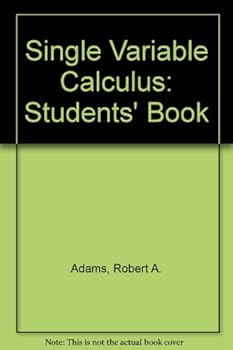 Paperback Single Variable Calculus: Students' Book