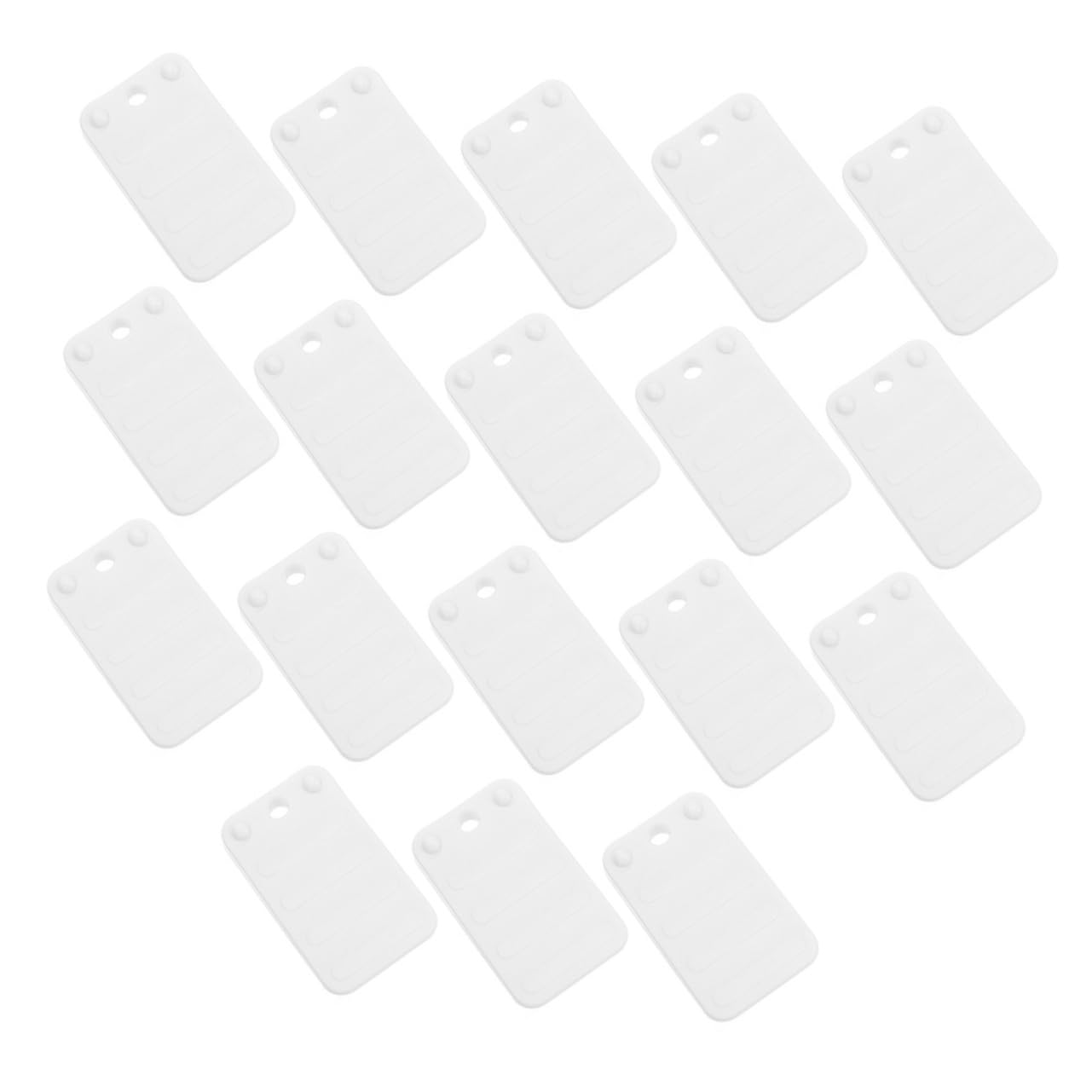 POPETPOP Leveling Furniture Leg Protectors 18pcs Plastic Shims Desk Riser Blocks Table Pad for Home