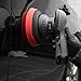 Cordless Car Buffer Polisher, SPTA Polisher with 2Pcs 12V Lithium Rechargeable Battery Brushless Polisher with Variable Speed, Portable Polisher with Polishing Pads Kit For Waxing