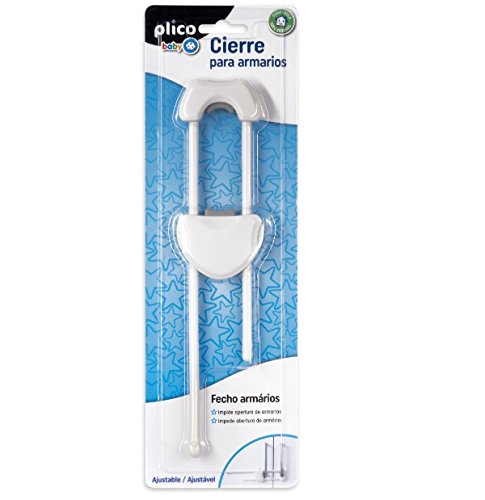Fermoir armoires plastique blanc pour loquet meuble cuisine