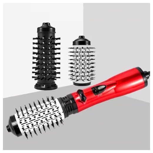 Escova Secadora Rotativa 110V – Modela, Alisa e Seca com Volume | 1200W Potência, Cabo Giratório, Ar Quente e Frio, 2 Pentes