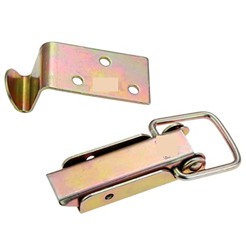 Image of 0.08 Wooden Box Catch Clasp Hasp Latch Lock Jewelry Box Padlock Toolbox Case Lock Latch Buckle Furniture Hardware 84 * 35mm