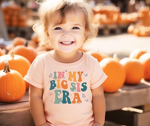 in My Big Sis Era Shirt for Girls Trendy Groovy Big Sister Butterfly Tee4