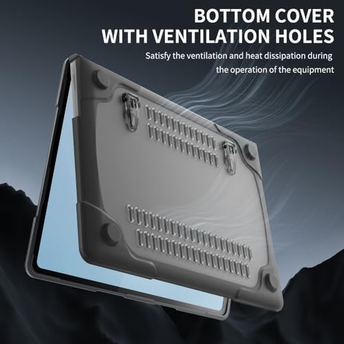 Funda Surface Laptop 3 13.5 solapa silicona rígida contra caídas y desgaste de carcasa exterior 4