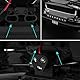 AXspeed RC Scheinwerfer Rücklicht Set Vorne & Hinten LED Licht Lampe für 1:8 Arrma Notorious 6S-V6 BLX RC Car