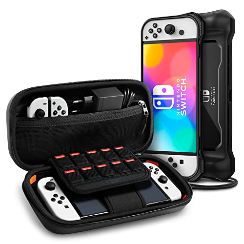 Spigen Rugged Armor & Rugged Armor Pro Designed for Nintendo Switch OLED (2021) - Black