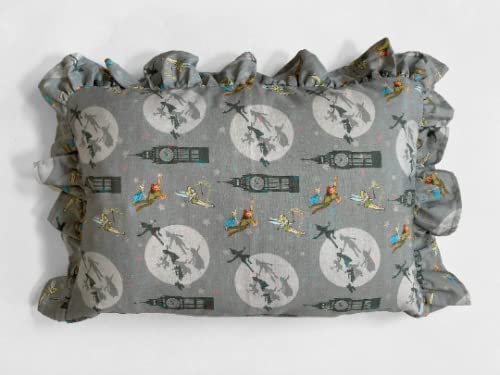 Image of Peter Pan Nursery Crib Set Handmade, Peter Pan Fitted Crib Sheet, Peter Pan Pillow Cover