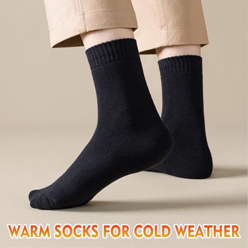 5 Pairs Men & Women Thermal Thick Winter Athletic Socks with Moisture Wicking, Cushioned Sole & Arch Support, Warm Hiking Socks Ultra-Soft & Cozy3