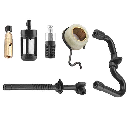 TOPINCN Kettensägenölpumpe Schneckengetriebe Kraftstoffschlauch Filter Kit Für Stihl MS180 MS170 018 017 Cover