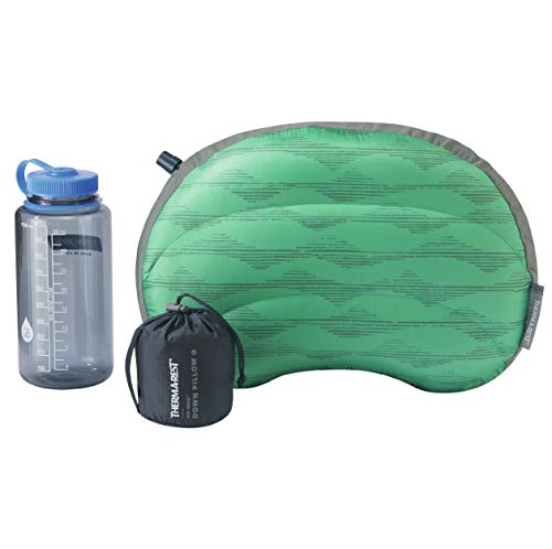 Therm-A-Rest Air Head Down Inflatable Travel Pillow, 11 Count (Pack Of 1), Green Mountains #TOP1