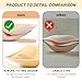 AIDOWU Bra Pads Push Up Double Sided Sticky Bra Inserts, Instant Push Up Anti Slip Invisible Shaping Bra Pad for Bikini (Large)