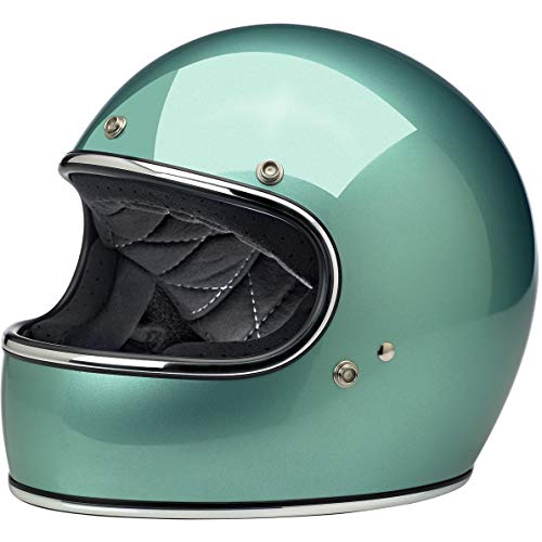 Biltwell Gringo Adult Street Motorcycle Helmet - Gloss Seafoam/Medium