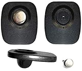 in bester Qualität 250 Sicherungsetiketten Hartetiketten Warensicherungsetiketten RF 8,2 MHz Mini schwarz mit Nadel Warensicherung Artikelsicherung