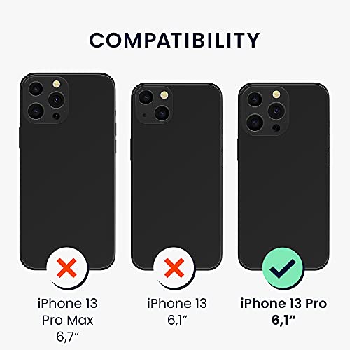 kwmobile Case Compatible with Apple iPhone 13 Pro Case - TPU Silicone Phone Cover with Soft Finish - Vivid Coral by kwmobile - Image 6