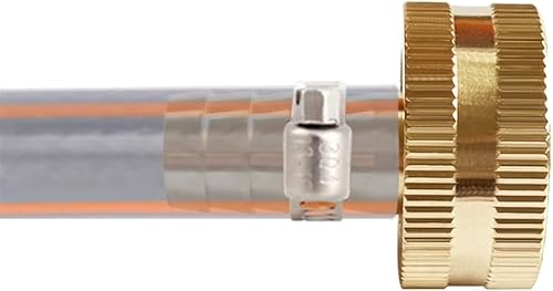 Miniatura 9 de 2 piezas de latón macizo de 34 pulgadas de púas x 34 pulgadas GHT macho manguera de jardín conector de extremo empalmador ajuste de reparación
