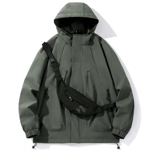 Veste d'extérieur de printemps pour hommes veste de travail coupe-vent légère - 3