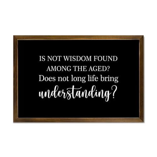 12x8in Decorative Wall Hanging Wood Sign with Frame Is Not