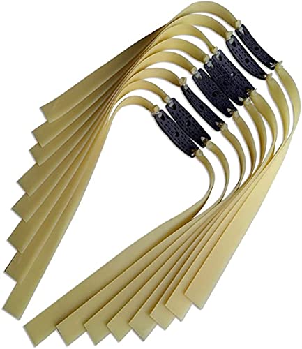 Faixa de borracha para estilingue, 10 unidades de estilingue de puxar pesado Faixa de borracha de al