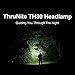 ThruNite TH30 Super Bright 3350 lumens Rechargeable LED Headlamp for Outdoor and Indoor Using, Hiking,Camping, Cycling (TH30 CW)