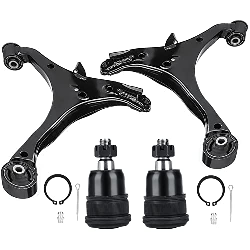 4PCS Front Lower Control Arm with Ball Joint Assembly for Acura EL Honda Civic 2001 2002 2003 2004 2005 K640287 K640288 K90332 Left Right Driver & Passenger Side Suspension Kit