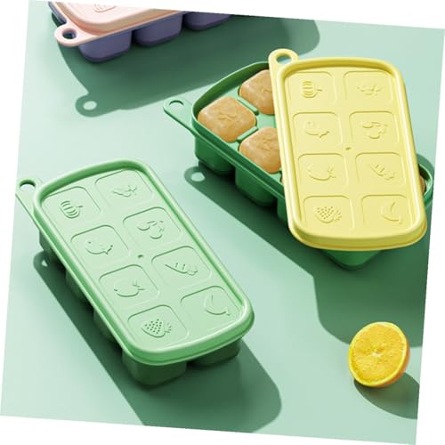 Set de 3 moldes para hielo con tapa, colores surtidos miniatura 5