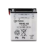 GSユアサ YB14L-A2-GY 開放式 バイク用バッテリー [ 液入充電済 ] 【 ジーエス ユアサ 】
