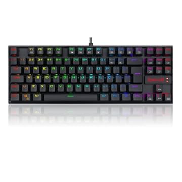 Teclado Magnético Gamer Redragon Kumara Pro RGB, Preto, Switch Vermelho, ABNT2 - K552-RGB-PRO (PT-RED)