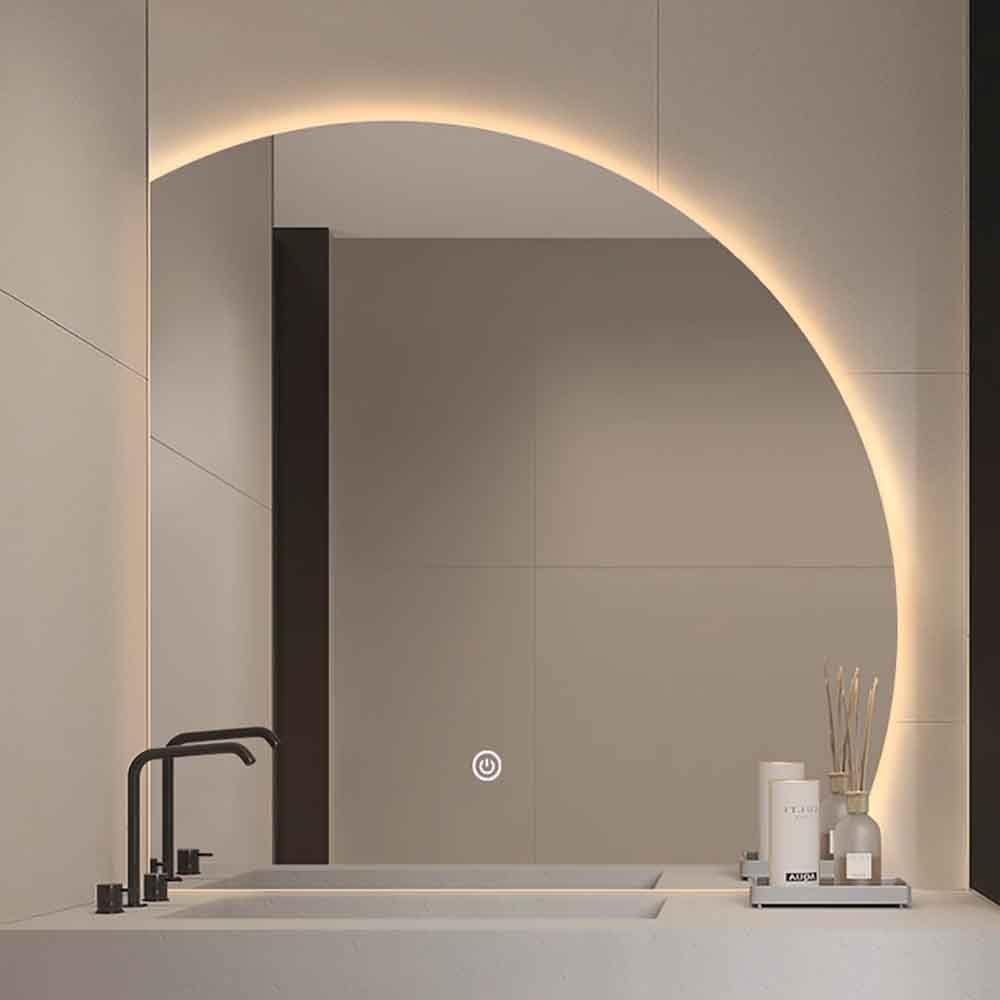 円形ミラー 曇り止め機能付き Amazon.co.jp: Sunrosa ミラー 鏡 LED 壁掛け 女優ミラー 防曇 防水 三