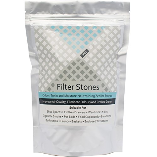 IP03 Zeolite Rocks Pierres neutralisantes d'odeurs (500 g) | Désodorisant naturel pour chat et...