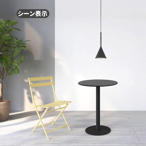 Ketomi 小円卓 サイドテーブル 角丸 フチあり サイドテーブル フチあり リビングルーム、ダイニングルーム、カフェなどに最適です (グレーグリーン,60*73cm) [並行輸入品]