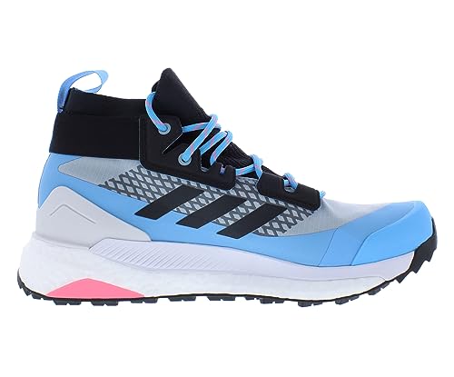 Image of adidas Terrex Free Hiker Gore Tex Womens Shoes Size 9, Color: Magic Grey /Core Black /Sky Rush /Water Blue
