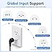 European to US Plug Adapter, Unidapt EU to US Adapters, Europe to USA Plug Adaptor, 220V to 110V Plug Pin Converter, Travel Adapters European to American, Canada, Mexico, Type A, 2-Pack