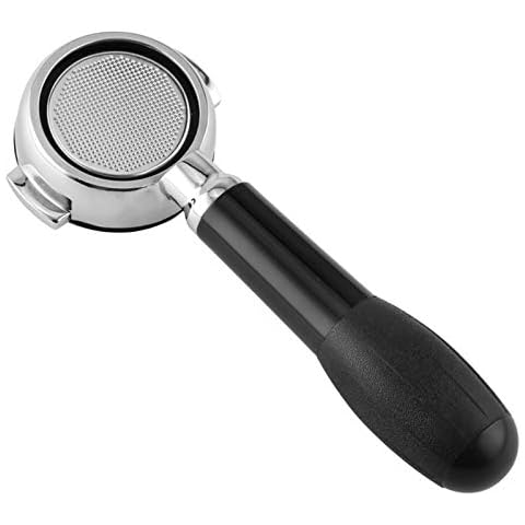 XIAORUI Bottomless Portafilter Bottomless Coffee Machine Wooden Handle Universal Imported 304 Stainless Steel Commercial 58MM (Color : Bottomless handle) Cover