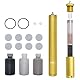 TUXING 4500Psi Pcp Luftkompressor Öl-Wasser-Filter,Hochdruck-Luftfilter,Tauchen Wasser-Öl-Abscheider mit 8mm weiblich und männlich Schnellanschluss für Pcp Luftgewehr Scuba Tank Laden L350*OD49*ID36mm