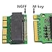 M.2 NVME SSD Convert Adapter,NGFF M.2 NGFF M-Key AHCI SSD Convert Card for Upgrade MacBook Air Pro Retina Mid A1465 A1466 A1398 A1502(2013-2017 Year)
