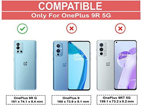 Image of Zapcase Back Case Cover for OnePlus 9R | Compatible for OnePlus 9R Back Case Cover | 360 Degree Protection Back Cover Case | Clear Case with Camera Protection | (TPU + PC | Matte Black)